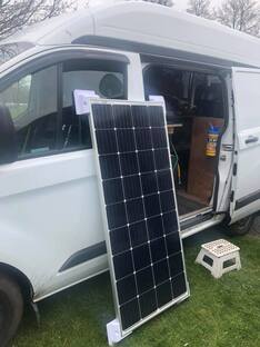 Caravan & Motorhome Solar panel installation Devon